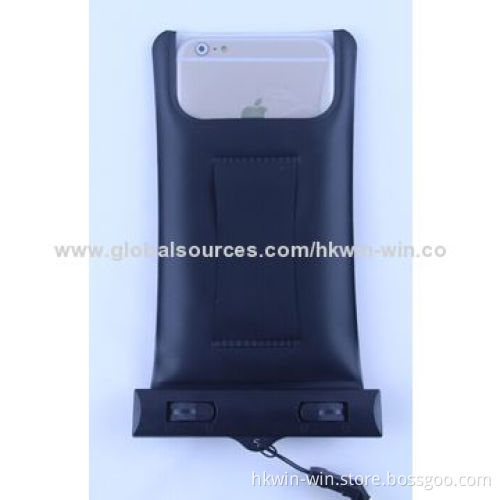 Promotional iPhone Dry Pouch with Handholder, Compatible with Note 4 /Note 3/Note 2New
